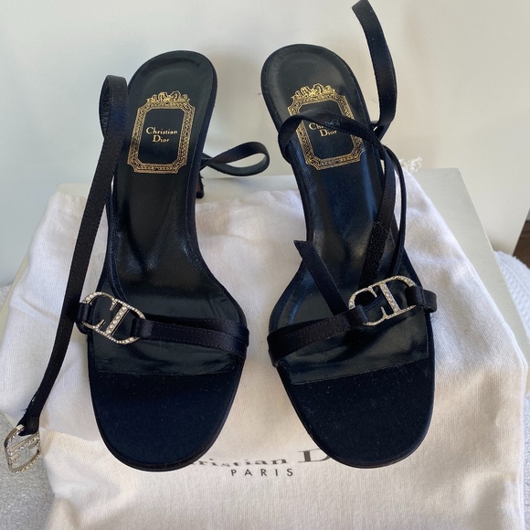 Ultra Rare Vintage Christian Dior CD Sandals NWT - Picture 5 of 10